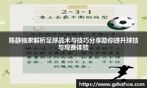 陈静独家解析足球战术与技巧分享助你提升球技与观赛体验